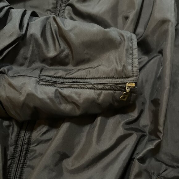 Bogner Women's Black Ski Jacket US 14 Ruched Sleeves W/zippers Zippered Pockets - Picture 11 of 11